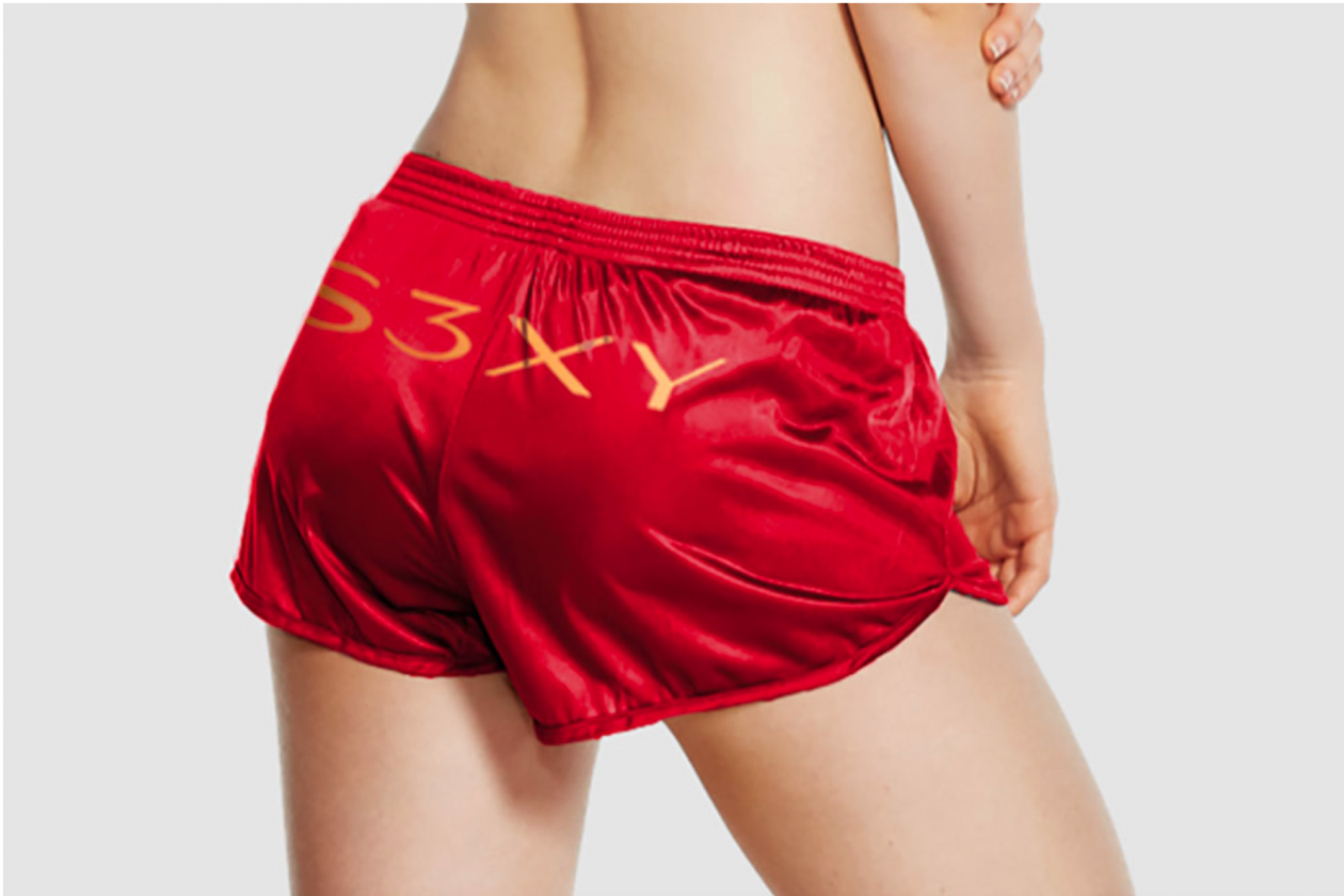 Tesla red shorts